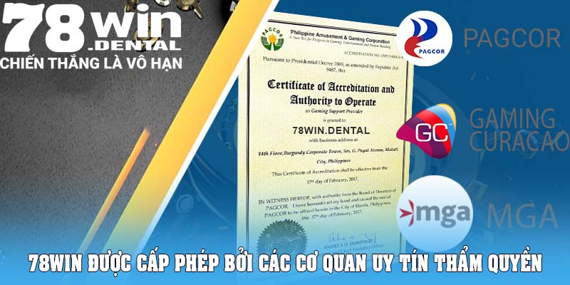 Trang Chủ 17 78WIN được cấp phép bởi các cơ quan uy tín thẩm quyền